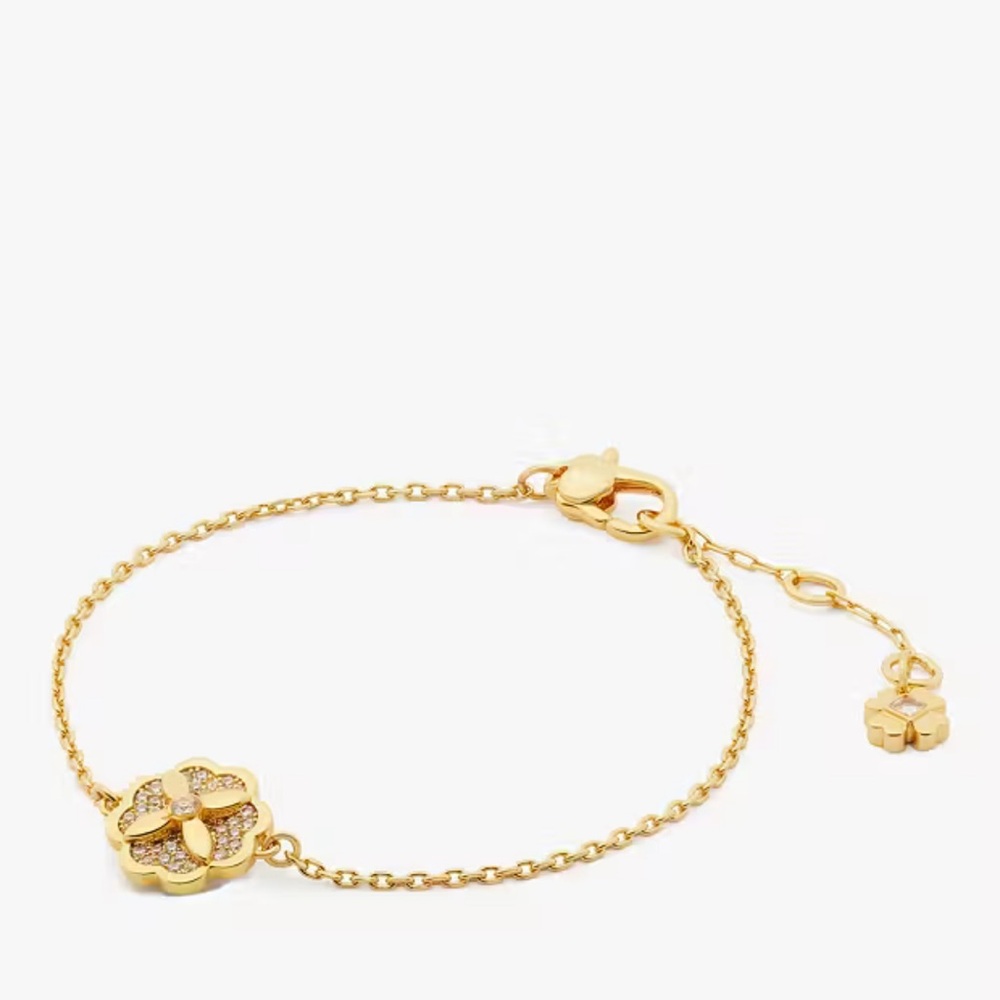 $78 Kate Spade Heritage Bloom Bracelet gold